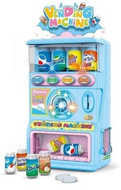 Pepstter Mini Vending Machine Toy Electronic Beverage Drink Machine Early Maces & Swords