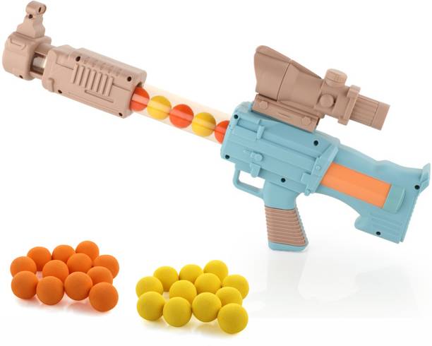 Aditi Toys Space Explorer Pneumatic Gun Include 24 Soft Foam Balls for Kids Guns & Darts