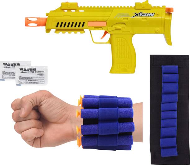 Miss & Chief Combo of 2 in 1 X-Shot Blaster Toy Gun with 10 Soft Foam Darts & 1 Hand Strap Guns & Darts