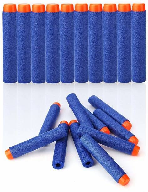 shreenik Toy Bullet Foam Dart Bullets for Nurf N Strike Elite Guns, 20 -Piece , Blue) Darts & Plastic Bullets
