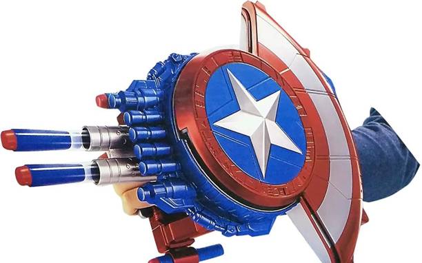 VikriDa Civil War Like Blaster Reveal Shield for kids Guns & Darts