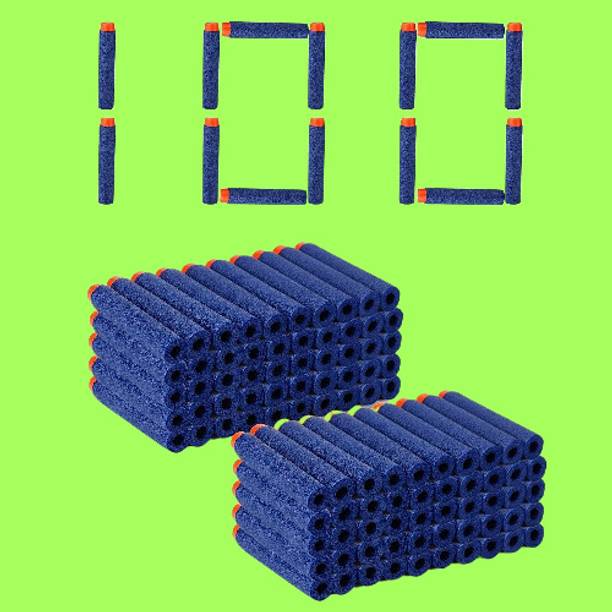 BZILO PACK OF 100 Bullet Foam Darts for Toy Blaster Guns W_28 Darts & Plastic Bullets