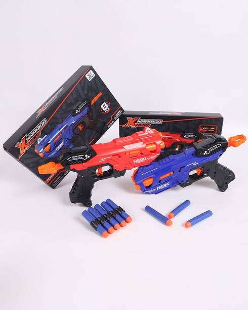 AR KIDS TOYS Unique Soft Gun With 8 safe for kids Sponge Bullets Toy, Guns & Darts