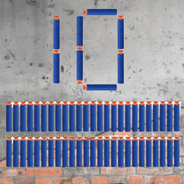 BZILO Plastic Foam Toy 10 Bullet Dart Bullets for Nerf N-Strike Elite Guns J_50 Guns & Darts