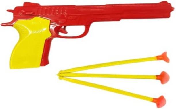AARTI IMPEX Plus Plastic Toy Gun with Foam Darts Darts & Plastic Bullets