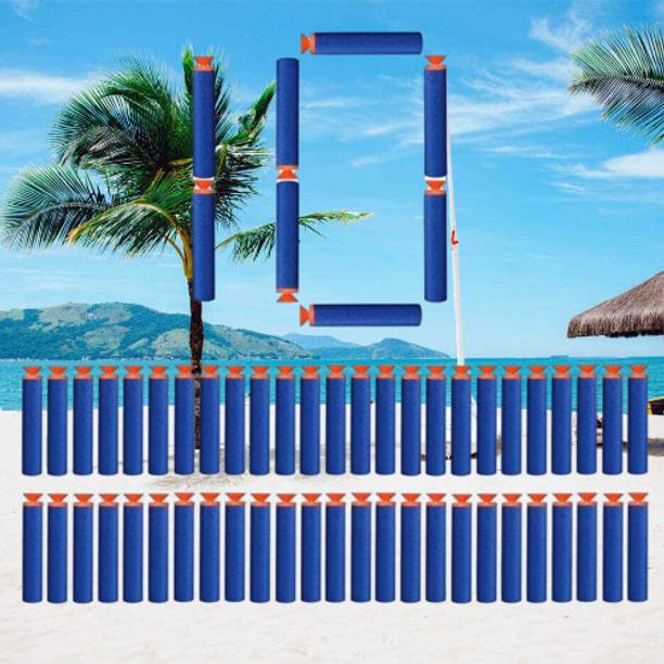 BZILO Plastic Foam Toy 10 Bullet Dart Bullets for Nerf N-Strike Elite Guns J_86 Guns & Darts