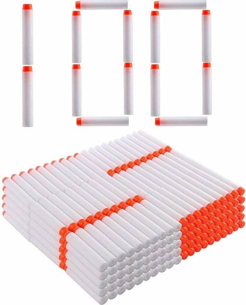 shreenik 100pcs Hollow Out Soft Foam Refill Darts for N-Strik Darts & Plastic Bullets