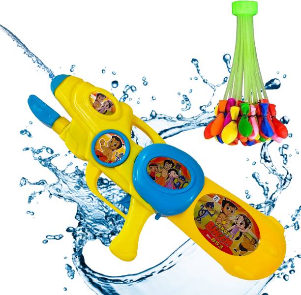 Ascension High Pressure Water Gun Holi Pichkari For Kids Pichkari With Bunch Balloons Water Gun