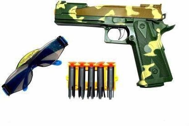 HK Toys FIRE Power Toy Gun for Kids with 5 Soft Bullets Guns & Darts