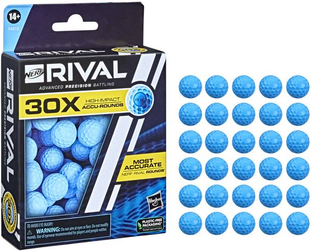 Nerf Rival 30 Accu-Round Refill, Includes 30 Rival Accu-Rounds Guns & Darts