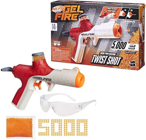 Nerf Pro Gelfire Twist Shot Blaster, 5,000 Gelfire Rounds Guns & Darts