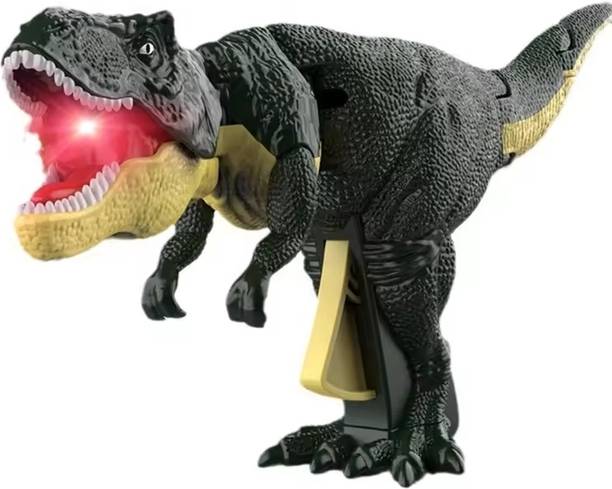 ज्यामलॉक्स Dinosaur toy gun Moving Head, Opening Mouth, Light, Realistic Sound toy for kids