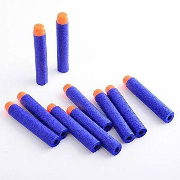 shreenik Toy Bullet Foam Dart Bullets for Nurf N Strike Elite Guns, 80 -Piece , Blue) Darts & Plastic Bullets