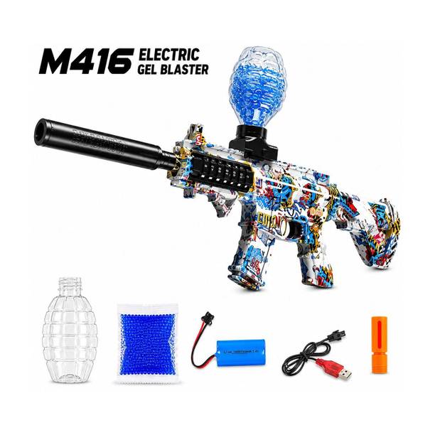 KAMMATESWARA M416 Electric Automatic Gel Ball Blaster Gun Toy for Kids Guns & Darts
