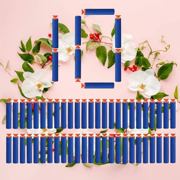 BZILO Plastic Foam Toy 10 Bullet Dart Bullets for Nerf N-Strike Elite Guns J_26 Guns & Darts