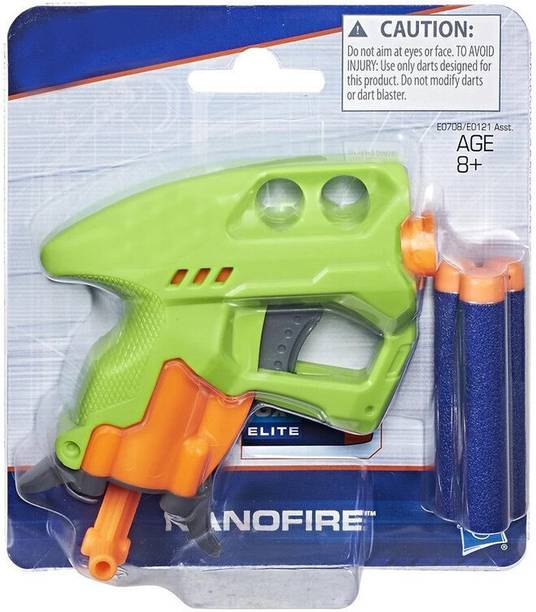 Myhoodwink Nano Fire Single Shot Blaster With Dart Storage Gun Darts & Plastic Bullets