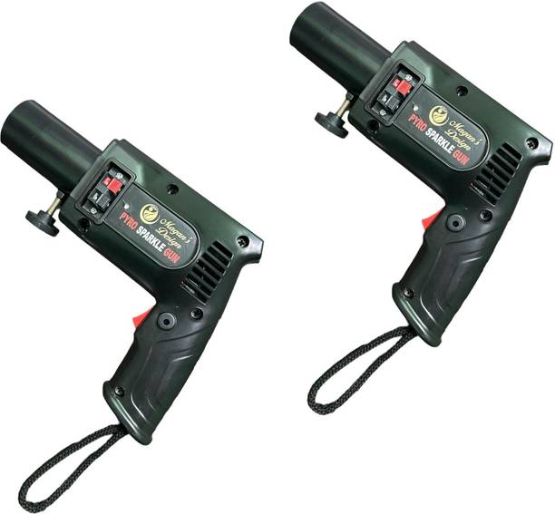 magan's design Fibre Sparkler Gun Pyro Wedding Cold Pyro Gun Sparkular Gun Motion Controller Diwali Gun