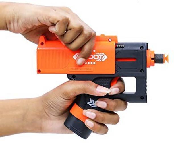 mayank & company Mini Soft Blaster Gun with Foam Bullets, Target Shooting Role Play Game Guns & Darts