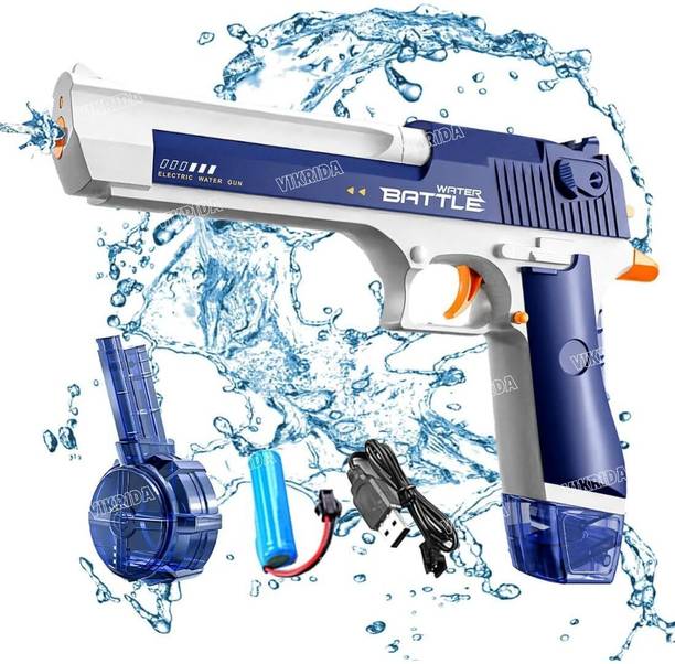 VikriDa Electric Water Gun 26 to 32 FT Long Range, 434CC + 58CC Capacity, Holi Pichkari Water Gun