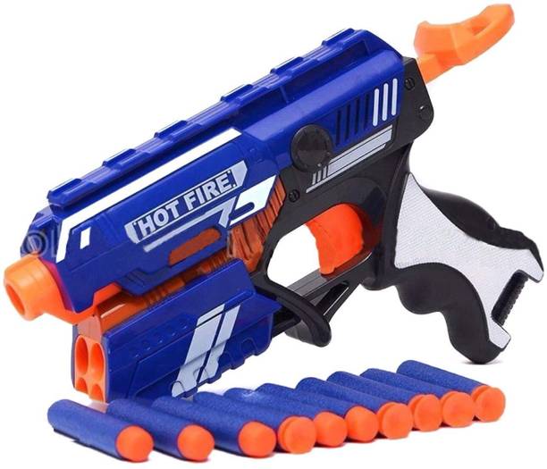 ZUNBELLA Hot Fire Soft Bullet Gun With 10 Soft Foam Bullets for Kids Darts & Plastic Bullets