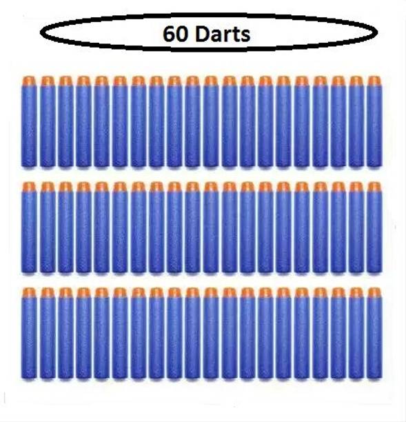 shreenik Foam Darts for Nerf Elite Blaster (Pack of 60) Slingshots