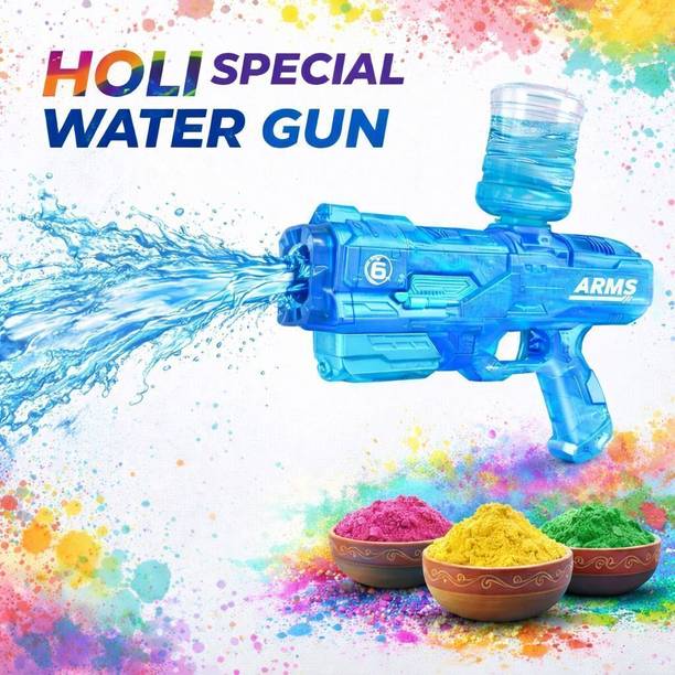 MEMOBEES Holi Electric Water Gun| Double Tube Pichkari Holi special Water Gun