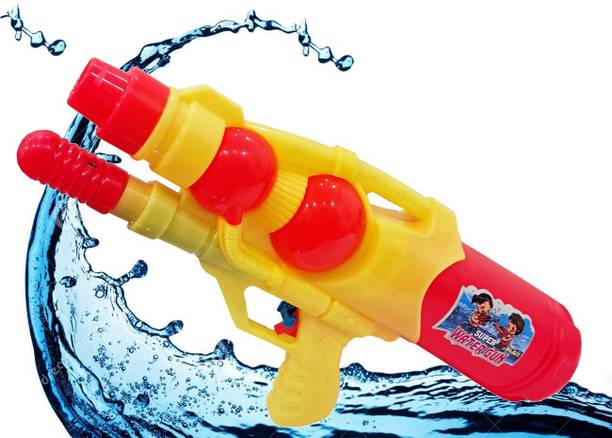 Brown Leaf High Pressure Long Water Toy Gun Pichkari for Kids Holi Party Fun(1 Pichkari) Water Gun