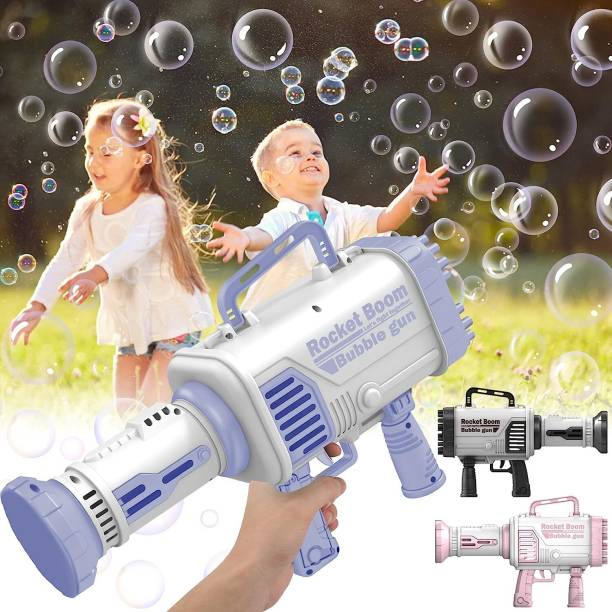 Toykart 64 Hole Jumbo Super Rocket Bubble Gun for Kids ...