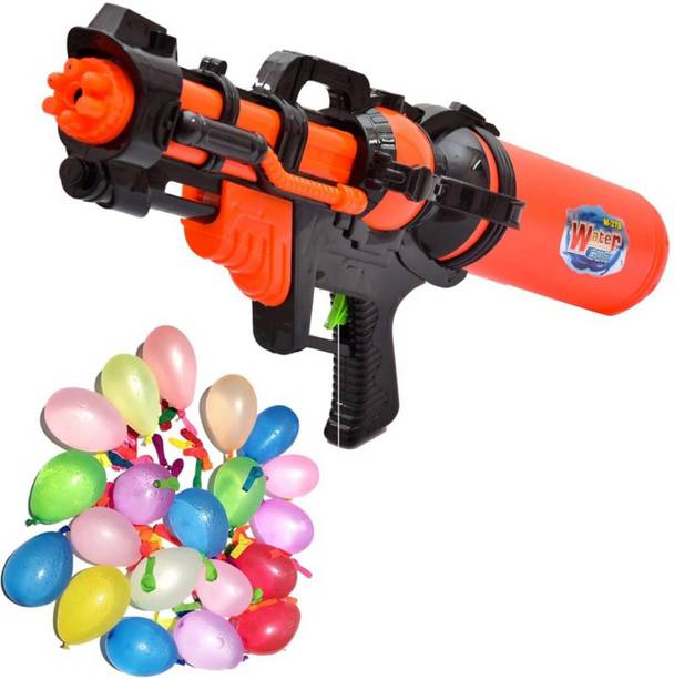 Jayaansh Traders Holi Pichkari High Precture Water Gun With 100 Water Ballons For Kids…. Water Gun