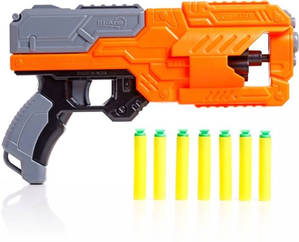 333MART High Performance Six Fire Gun 6 Dart Rotating Drum Includes 10 Soft Bullet Darts Guns & Darts
