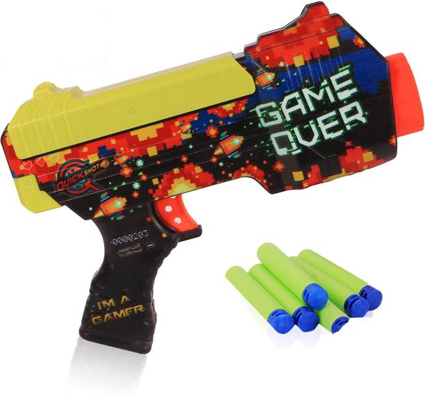 Toyspree QuickShot Game Over Dart Blaster 6 Darts Guns & Darts