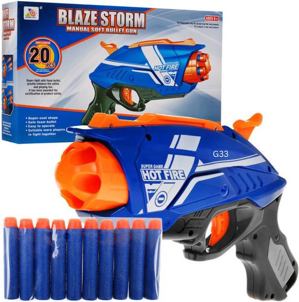 Just97 Blaze Storm Foam Blaster Toy Gun for Kids Best Guns, DG27 Guns & Darts