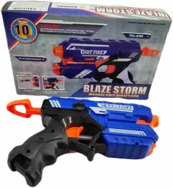AP KIDS Soft Bullet Blaze Storm Gun Fun Target Shooting Battle Fight Game Guns & Darts