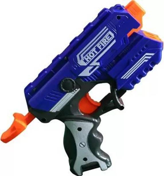 saifiji toyzone Soft Bullet Gun for Kids, Manual Foam Blasters (10 Soft Bullets) Darts & Plastic Bullets