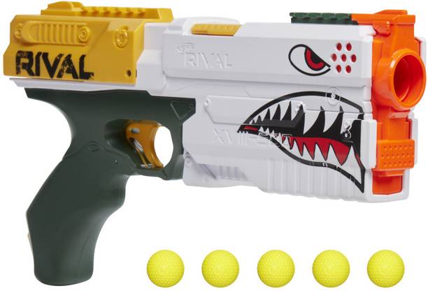 Hasbro Nerf Rival Kronos XVIII-500 Blaster | Amazon Exclusive White Color Design Guns & Darts