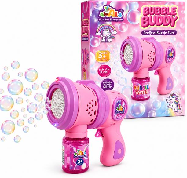 AWALS Automatic Bubble Blower Gun | Bubble Machine Toy for Kids Water Gun