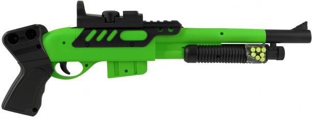 LUMINASHINY Foam Ball Toy Shotgun Blaster – Pump Action Soft Ball Shooter for Outdoor Fun Guns & Darts