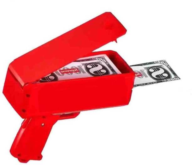 Clubics Cash Blaster Money Shooter for Weddings, Parties, and Fun with 100 Fake Bills Money Gun