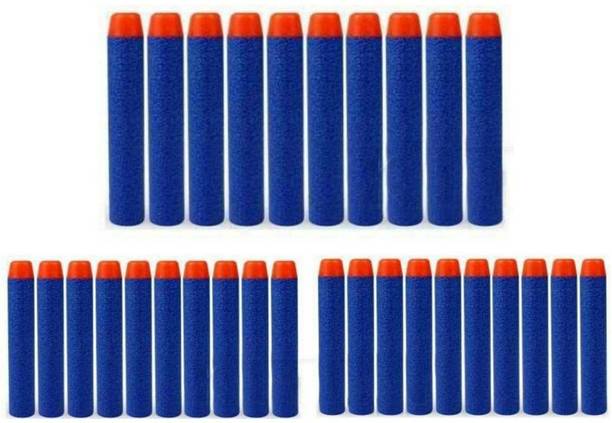 BZILO 60-Pack Multicolor Nerf Elite Dart Refill Darts & Plastic Bullets
