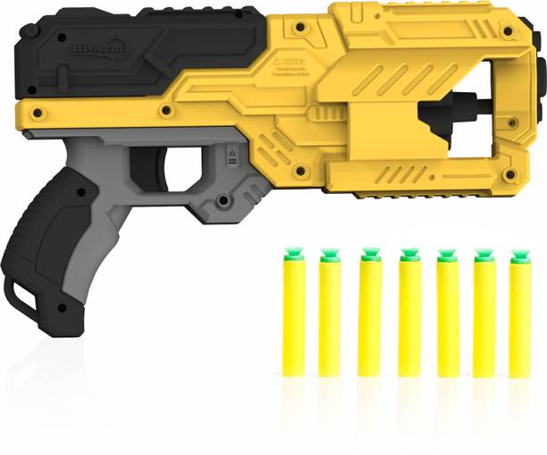 Aditi Toys High Performance Six Fire Gun, Toy Blaster Gun With 6 Dart Rotating Drum Guns & Darts
