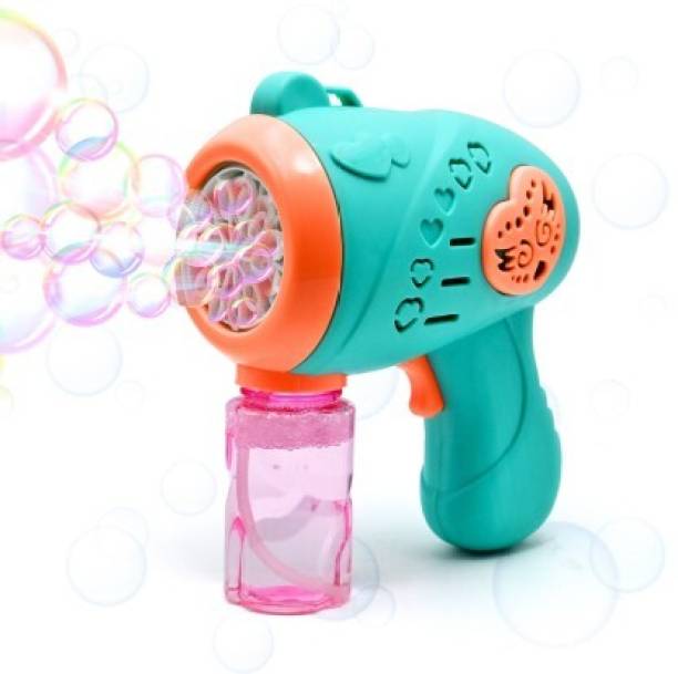 Tenmar Automatic Bubble Machine Gun for Kids - Leak-Proof Desig Guns & Darts