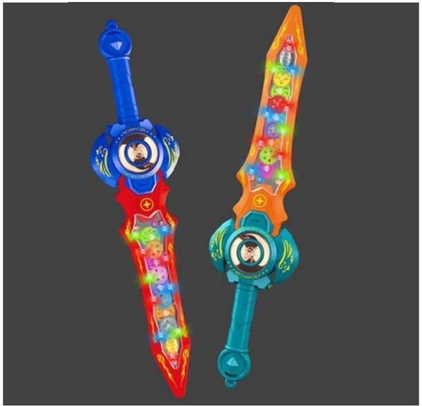 HALO NATION Electric glow gear sword toy with flash lig...