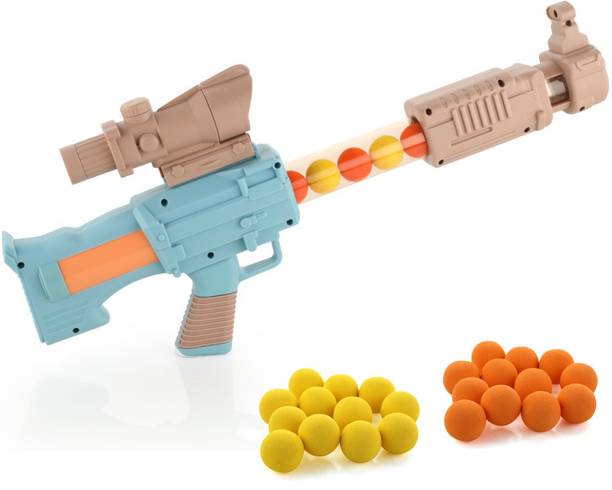 333MART Space Explorer Pneumatic Gun Include 24 Soft Foam Ball for Boys & Girls 5+ Age Darts & Plastic Bullets