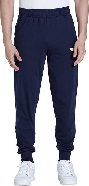 ESS Jersey Pants cl Men Printed Blue Track Pants
