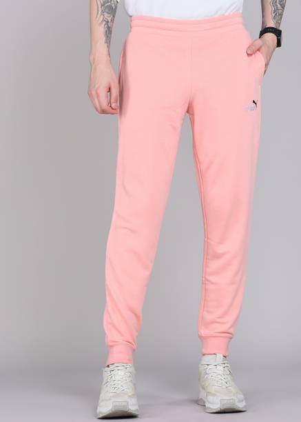 Men Printed Pink Track Pants