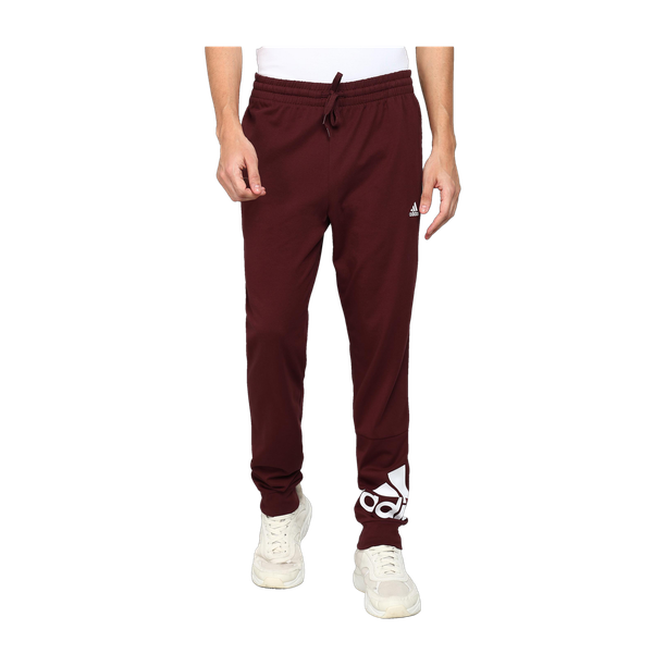 Men Printed Maroon Track Pants