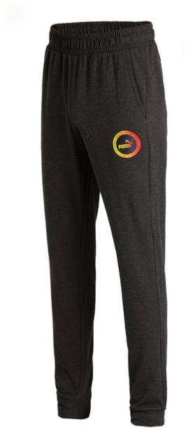 Mens Pant Round Graphic Men Printed Grey Track Pants