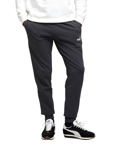 Men Printed Grey Track Pants