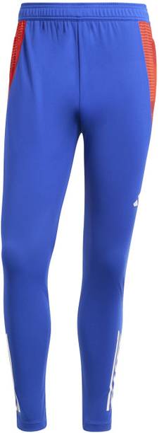 Men Printed Blue Track Pants