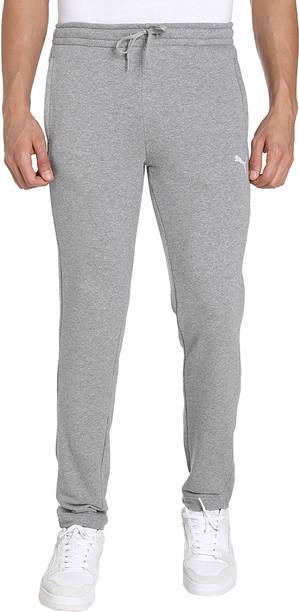 Zippered Sweatpants TR Men Solid Grey Track Pants